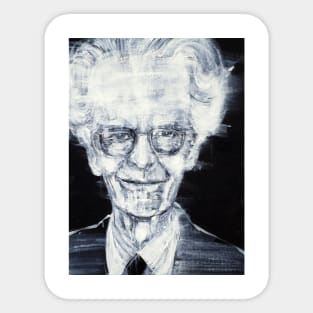 B. F. SKINNER acrylic portrait .2 Sticker